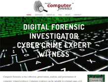 Tablet Screenshot of computerforensics.com